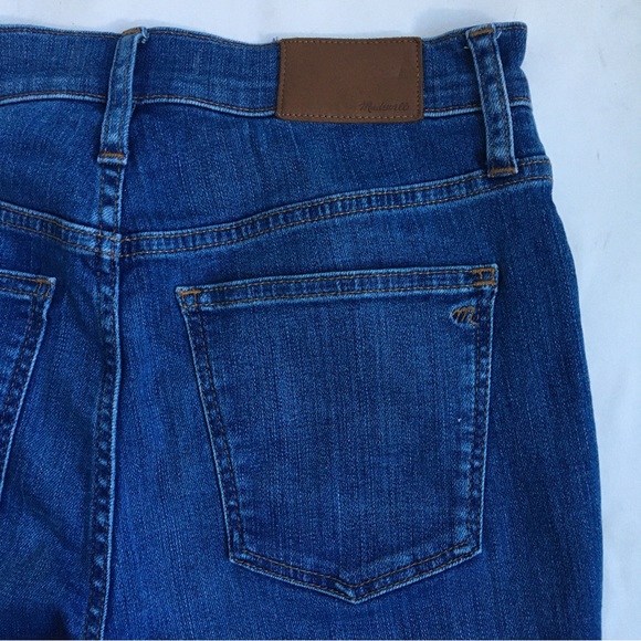 Madewell 9” Mid Rise Skinny Blue Denim Jeans 26 - Picture 8 of 17